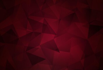 Obraz premium Dark Purple vector abstract polygonal template.