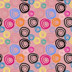 abstract seamless pattern for textile usable