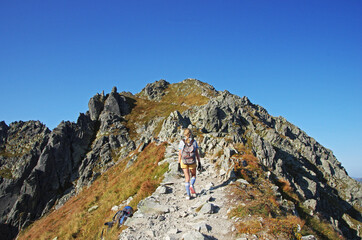 Chodzenie po górach Tatrach