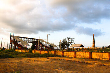Obraz premium old bridge over the river