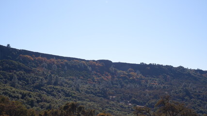 Fototapeta premium Mountains, rocks and trees
