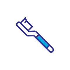 Fototapeta premium toothbrush icon, vector, design trendy