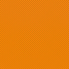 Shiny orange tiles cuttings like seramic with green thin edge illustration