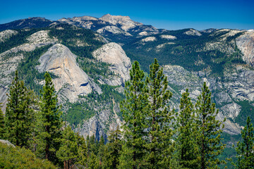 yosemite valley granite domes