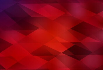 Dark Red vector pattern in square style.