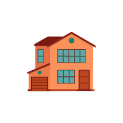 house isolated on white