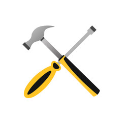 hammer and screwdriver