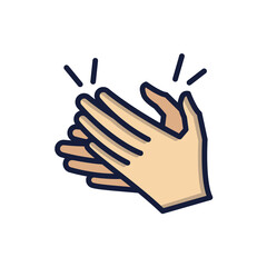 applause icon vector illustration design