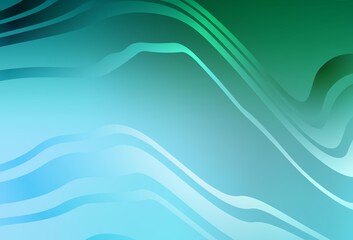 Light Green vector layout with bent lines.