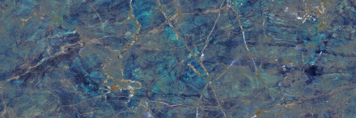 natural pattern of marble background, Surface rock stone with a pattern of Emperador blue marbel, Close up of abstract texture with high resolution, polished quartz slice mineral for exterior. 