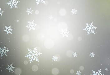 Light Gray vector layout in New Year style.