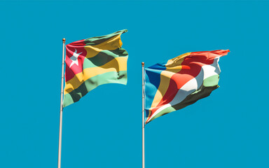 Flags of Togo and Seychelles.