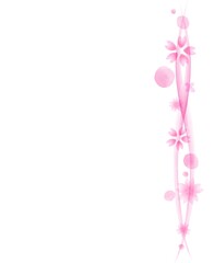 綺麗な桜の手描きライン素材