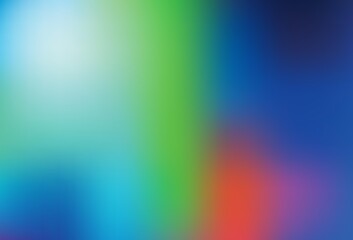 Light Blue, Green vector blurred shine abstract background.