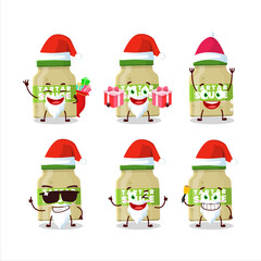 Santa Claus emoticons with tartar sauce cartoon character
