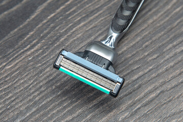 manual face shaving machine. stubble blade. depilation