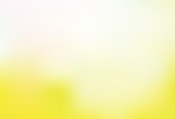 Light Yellow vector blurred shine abstract background.