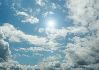 Cloudy sky background