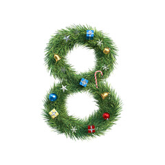 Christmas tree Number 8