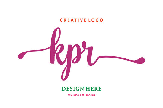 KPR lettering logo is simple, easy to understand and authoritative