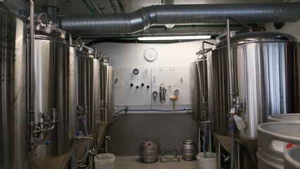 Inside a Micro Brewery