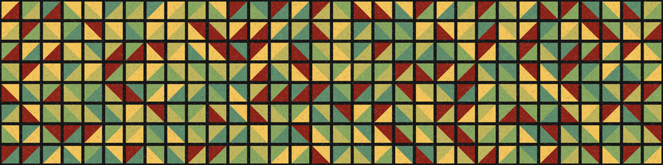 Abstract Geometric Pattern generative computational art illustration