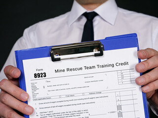 Form 8923 Mine Rescue Team Training Credit