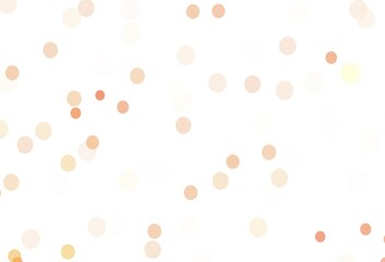 Light Red vector pattern with christmas snowflakes.