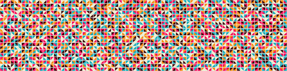 Abstract Geometric Pattern generative computational art illustration