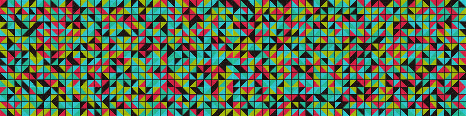 Abstract Geometric Pattern generative computational art illustration