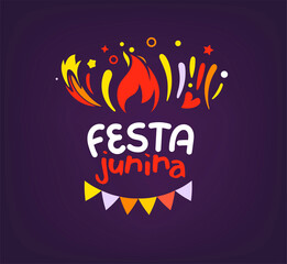Festa junina festival party banner