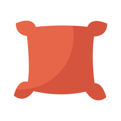 home red pillow vector design