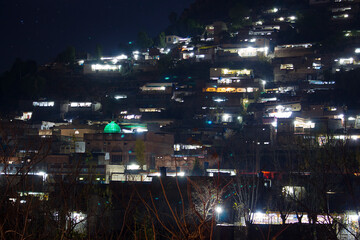 Fototapeta na wymiar night view of the swat kpk pakistan