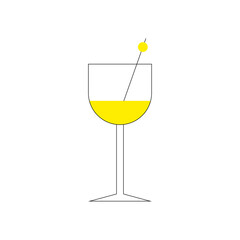 cocktail cup drink isolated icon