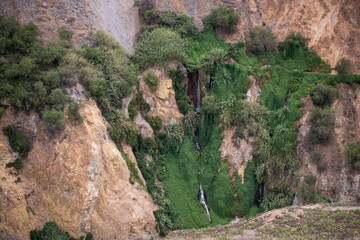 Sangalle waterfall in Peru
