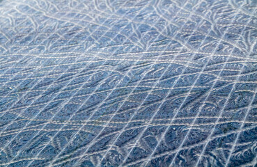 Frozen photovoltaic panels - Frosty solar system, photovoltaics