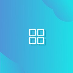 blue gradient background illustration. sea themed