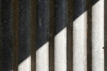 white zinc texture background close up and shadow
