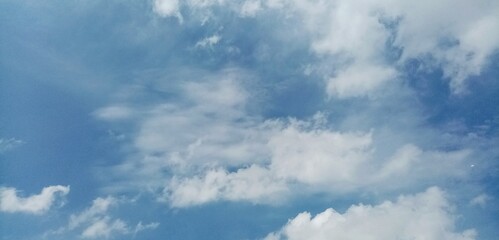 blue sky with clouds