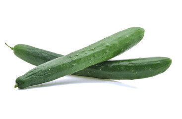 cucumber isolated on white background