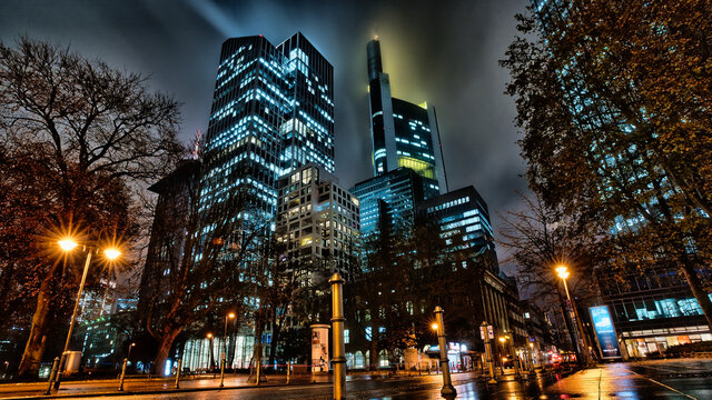 Frankfurt in der Nacht (Cyberpunk)