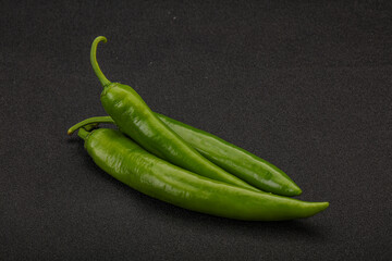 Ripe tasty spicy green pepper