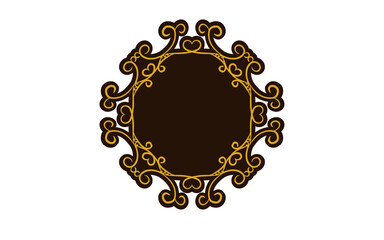 フレーム素材、豪華でエレガントなゴシックフレーム