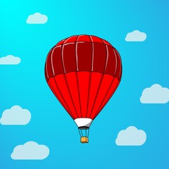 hot air balloon in sky