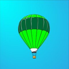 hot air balloon in sky