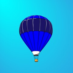 hot air balloon in the sky