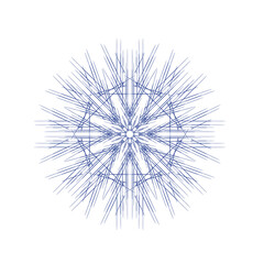 Vector spirograph colorful pattern on white background.
