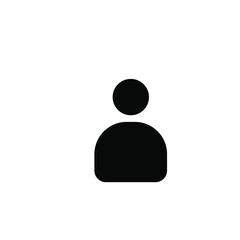 Illustration of human icon vector. User avatar symbol icon modern design color editable on white background