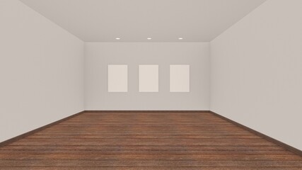  simple gallery wall 3d image_ver2