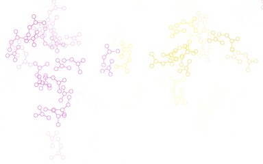 Light Multicolor vector backdrop with artificial intelligence data.